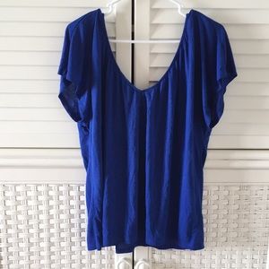 American eagle dolman t shirt top blue small